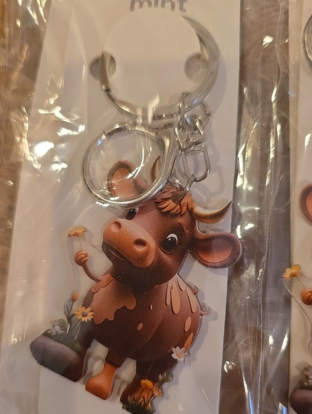 BULK Highland Cow/lamb Keychains
